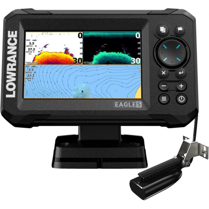Эхолот LOWRANCE EAGLE 5 с датчиком SplitShot HD 000-16112-001 Эхолот LOWRANCE EAGLE 5 с датчиком SplitShot HD 000-16112-001